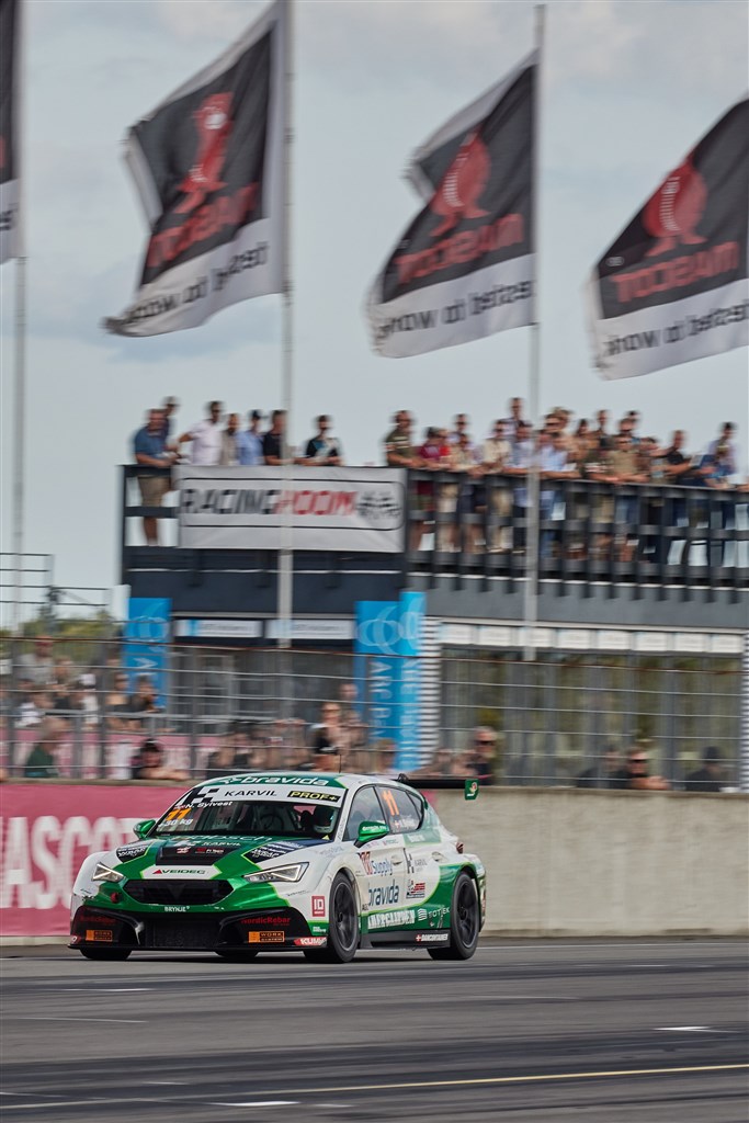 Nicolai Sylvest på vej op igennem feltet i finalen.
